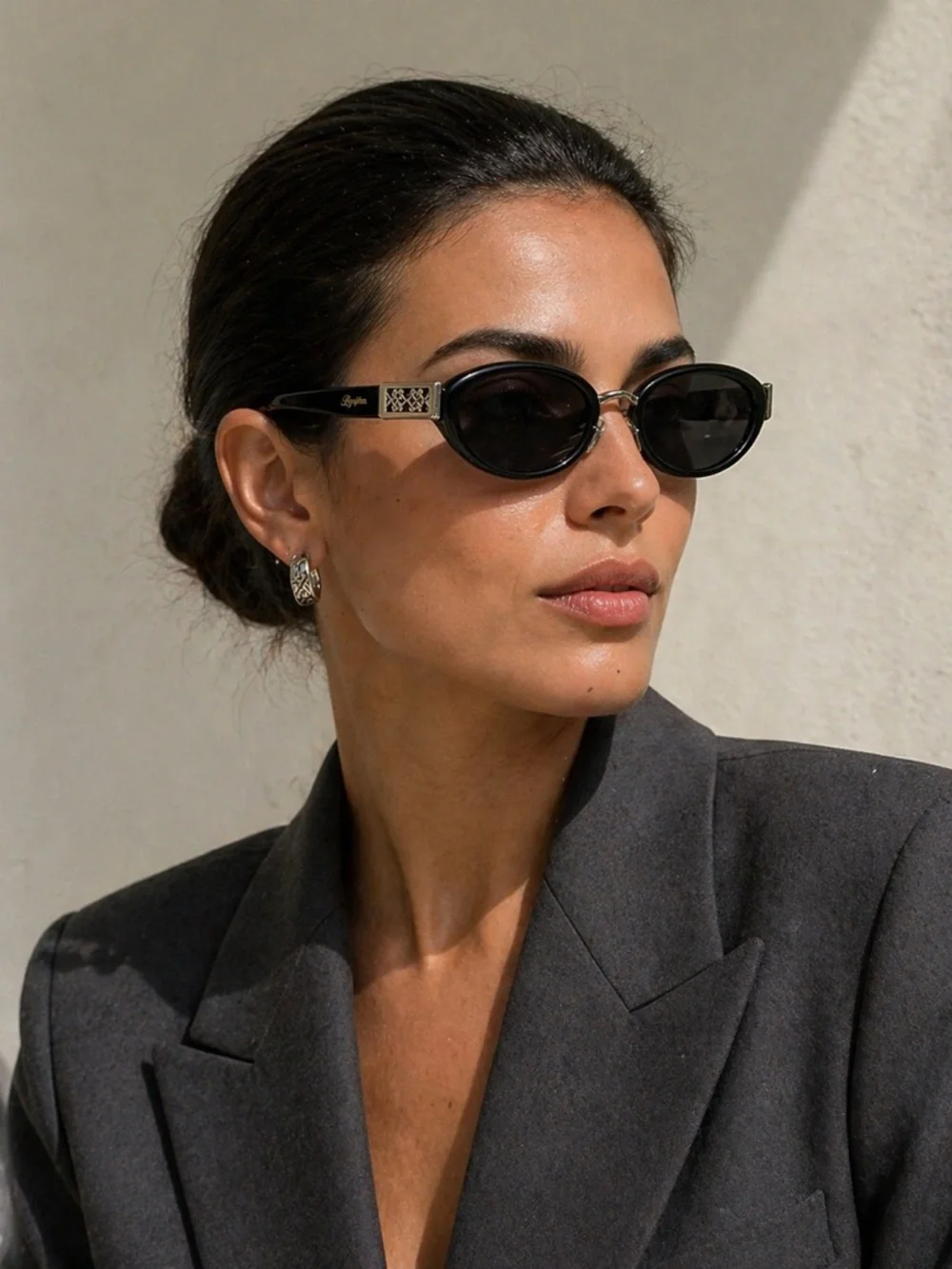 Brighton Othello SG333 Handmade Vintage Sunglasses Set Floral Case & Gift Bag